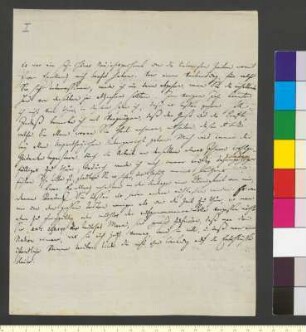 Brief von Müller, Johannes von an Goethe, Johann Wolfgang von