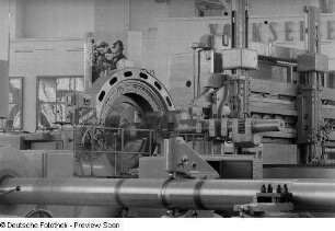 Werkzeugmaschine der VVB Werkzeugmaschinen und Werkzeuge Chemnitz (WMW), Technische Messe 1953