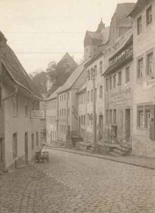 Leisnig, Schloßstraße, Blick nach Nordwesten