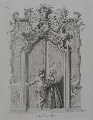 Porte d'un Salon
