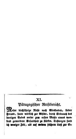 Pädagogischer Reisebericht