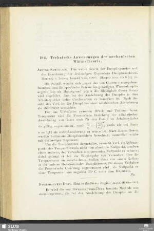 19d. Technische Anwendungen der mechanischen Wärmetheorie