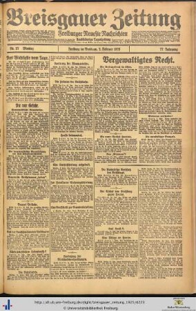 Nr. 27-50 (Februar 1925)