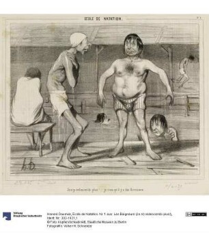 Ecole de Natation. Nr. 1 aus: Les Baigneurs (Je n'y redescends plus!)