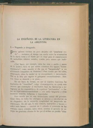 La enseñanza de la literatura en la Argentina