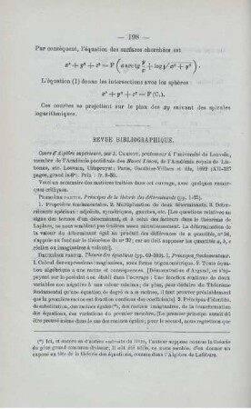 REVUE BIBLIOGRAPHIQUE.