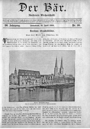 Sonnabend, 21. April 1900 Nr, 16