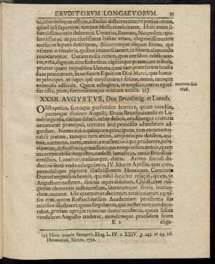 XXXII. Augustus, Dux Brunsuuig. et Luneb.