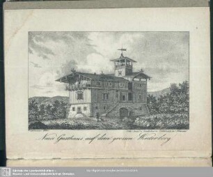 Neues Gasthaus auf dem grossen Winterberg