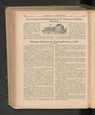 Hannoversche Geschäftsbücherfabrik W. Oldemeyer Nachfolger, Hannover.