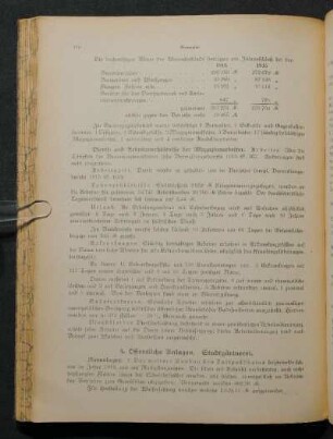 4. Öffentliche Anlagen. Stadtgärtnerei.