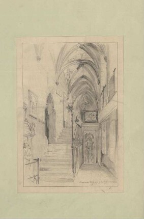 Treppe im Aufgang zum Augustinerbau