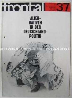 Sozialdemokratische Studentenzeitschrift "frontal" zur Deutschlandpolitik