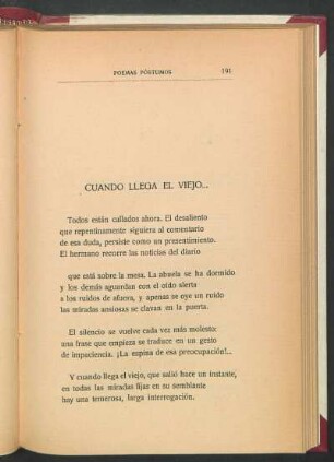Cuando llega el viejo...