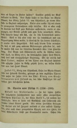 26. Spanien unter Philipp II. (1556 - 1598)