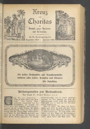 Nr. 3 u. 4. Dezember 1919 - Januar 1920