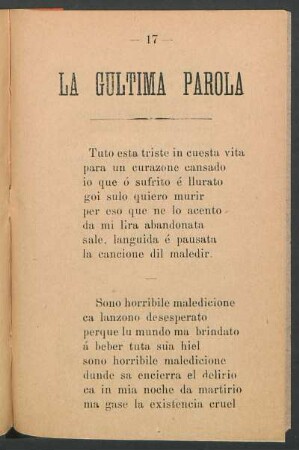 La gultima parola