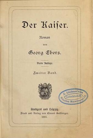 Der Kaiser : Roman, 2