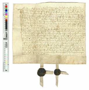 Johann Aldegelt, Bürger zu Siegen, und dessen Frau Thryne verkaufen ihr Haus am Markt an die Stadt Siegen.
