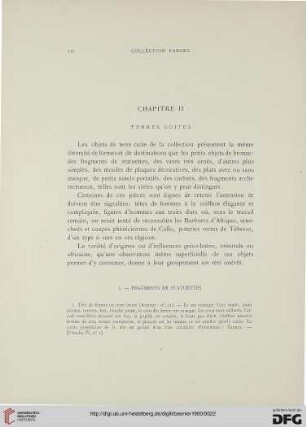 Chapitre II: Terres cuites
