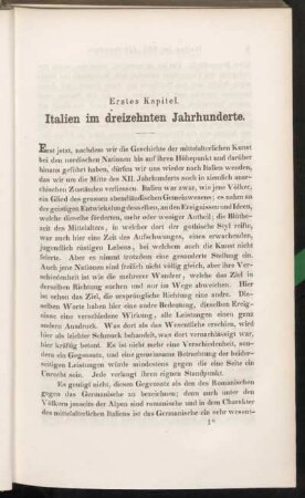 Erstes Kapitel. Italien im dreizehnten Jahrhunderte.