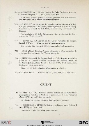 Orient (Nr. 760-767)