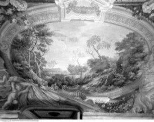 Landschaftsbilder, Landschaft mit Fischern am See