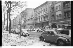 Kleinbildnegative: Mietshäuser, Crellestraße, 1979