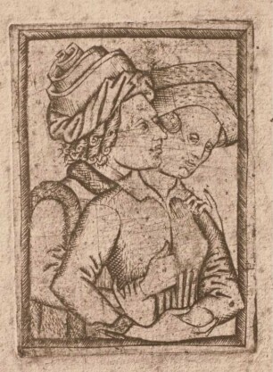 Liebespaar (Halbfiguren)
