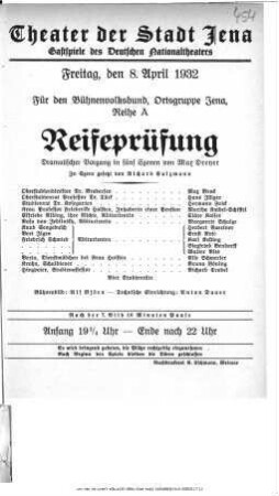 Reifeprüfung