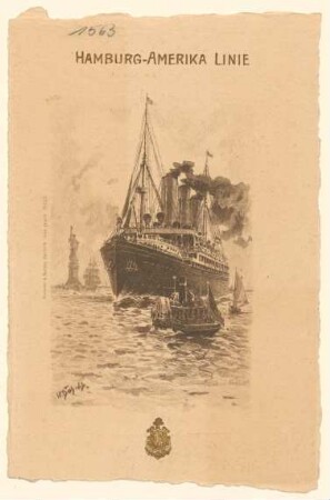 Menükarte : Menü, Schnelldampfer "Auguste-Viktoria"