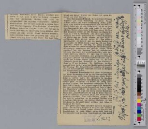 Zeitungsausschnitt
