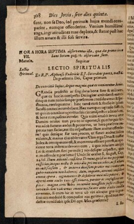 308-315, Lectio Spiritualis