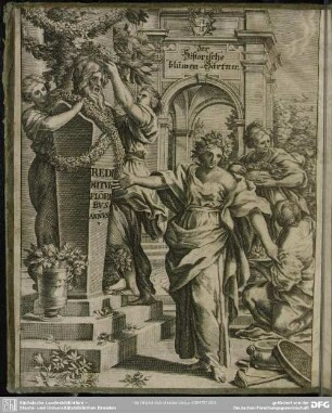 der Historische blumen-Gärtner