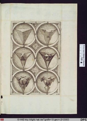 Sechs Tetraeder.