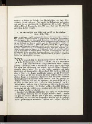 4. An die Weichsel und Pilica und zurück bis Czenstochau
