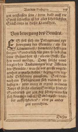 Von bewegung des Gemüts.