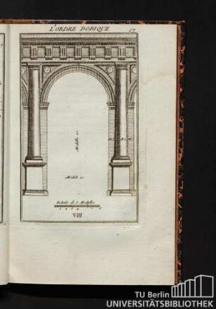 VIII. L'Ordre Dorique. Description de...