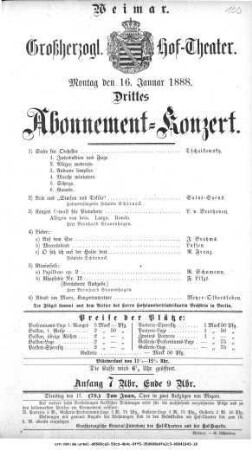 Abonnement=Konzert