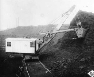 Drehbarer Löffelbagger (Orenstein & Koppel, Berlin) : Technikgeschichte | Maschinenbau | Hebezeuge | Laufkatzen, Krane, Bagger, Transportanlagen