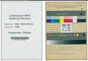Entnazifizierung Wilhelm Fassbender , geb. 22.10.1903 (Schlosser)