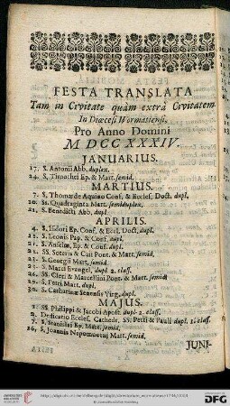 Festa Translata