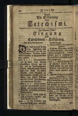 Folget Die Erklärung Des Catechismi