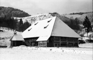 Gutach: Hippenseppenhof; Freilichtmuseum im Schnee