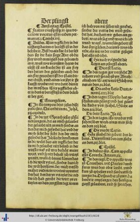 Am pfingst abent und pfingstag