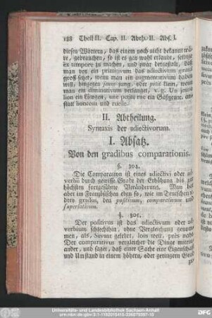 II. Abtheilung. Syntaxis der adiectivorum.