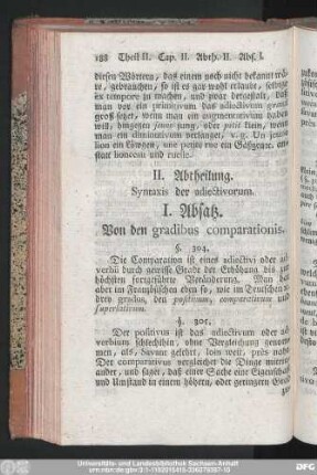 II. Abtheilung. Syntaxis der adiectivorum.