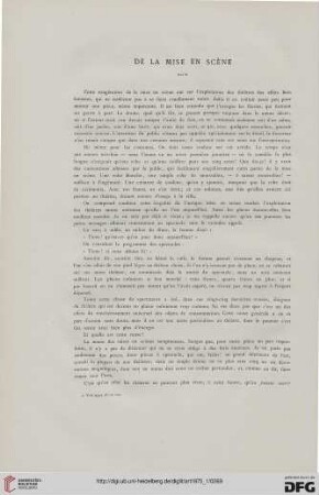 1: De la mise en scène, [3]