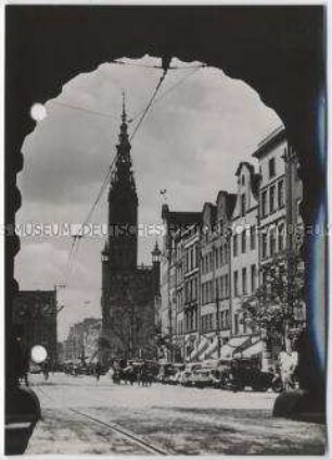 Danzig, Langgasse und Rathaus