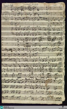 Symphonies - Mus. Hs. 653 : orch; D; BrinzingMWV 7.153